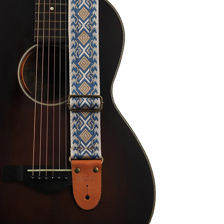 Rustic Horizon - Premium Guitar Strap