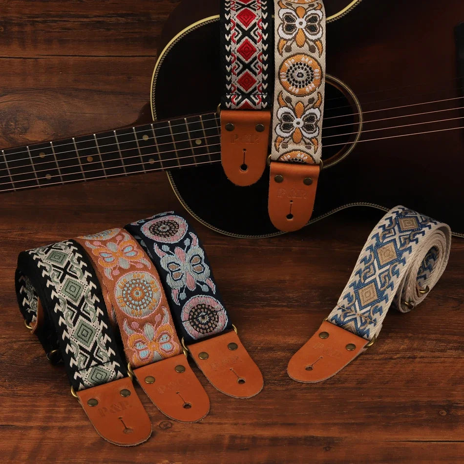 Rustic Horizon - Premium Guitar Strap