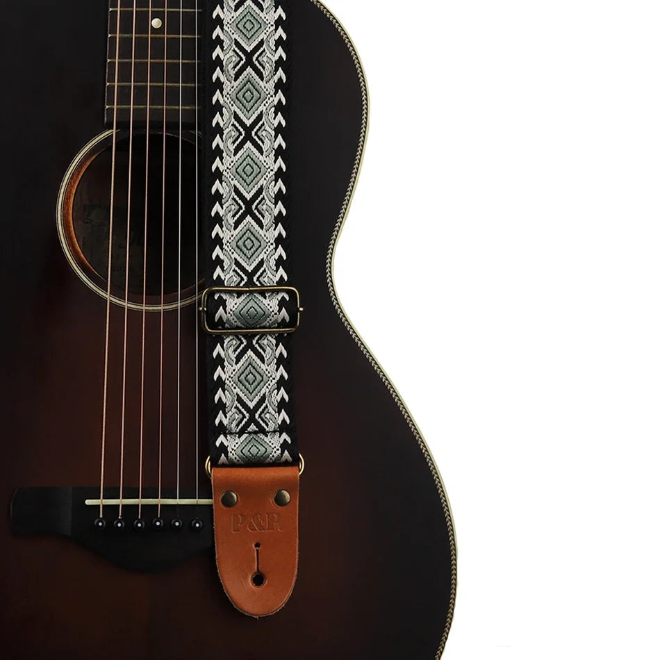 Emerald Eclipse Premium Guitar Strap
