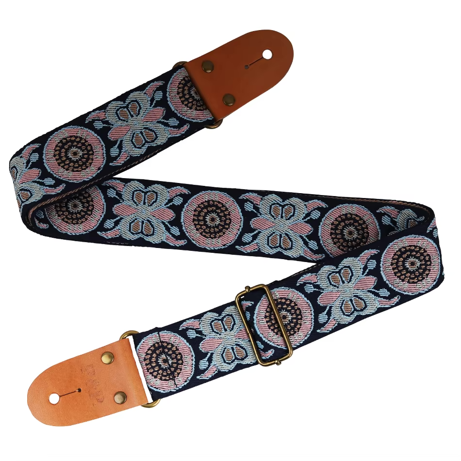 Canyon Bloom Premium Guitar Strap
